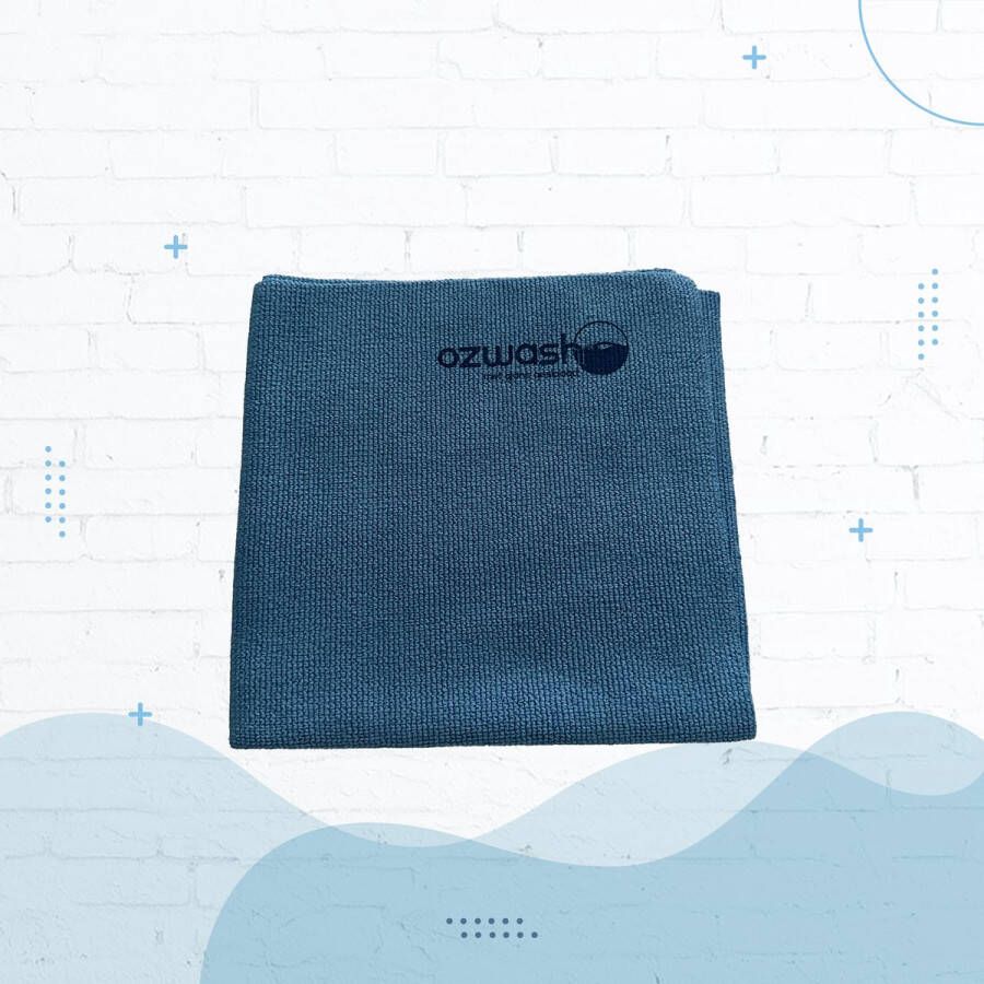 Ozwash Microvezeldoek Tricot Laser Auto 40x40cm blauw