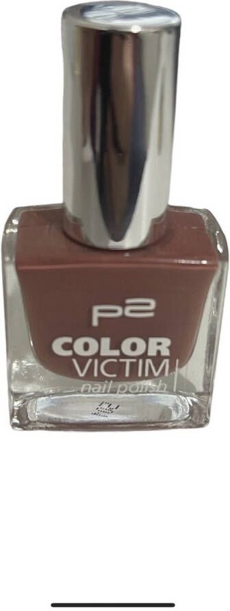 P2 Cosmetics EU Clolor Victim nagellak 330 Find My Match 8ml bruin
