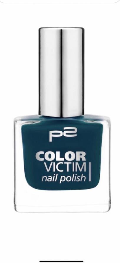 P2 Cosmetics EU Color Victim Nagellak 336 Some More 8ml Turquoise