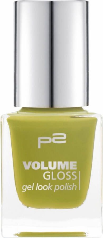 P2 Cosmetics EU Volume Gloss Nagellak 520 Fee Rider 12ml geel groen