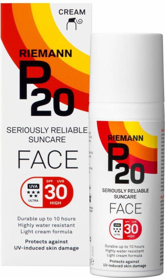 P20 Original Face SPF 30 Zonnebrandcreme 2x 50 gram Voordeelverpakking