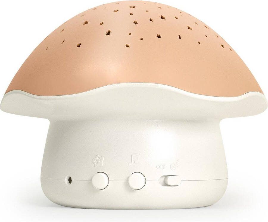 Pabobo Sterrenprojector Paddestoel Roze Sterrenhemel met Muziek en Huilsensor Perzik roze