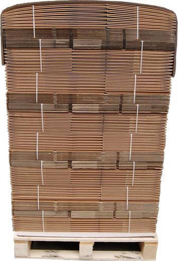 Pack & Protect Verhuisdozen pallet 240 stuks autolock zelfsluitend 50 liter