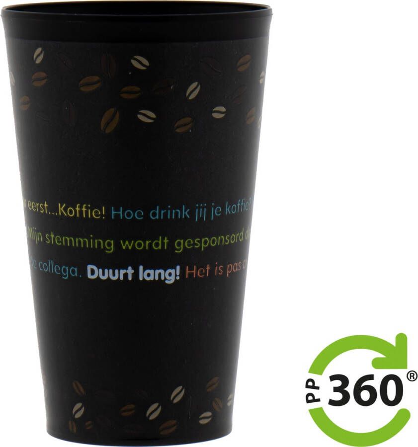 PackagingDirect Herbruikbare koffiebekers KWOOTS 200cc PP360 100 st ds