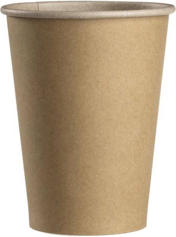 PackagingDirect Kartonnen Kraft Koffiebekers Coffee to Go 300cc 12oz 1.000 st ds