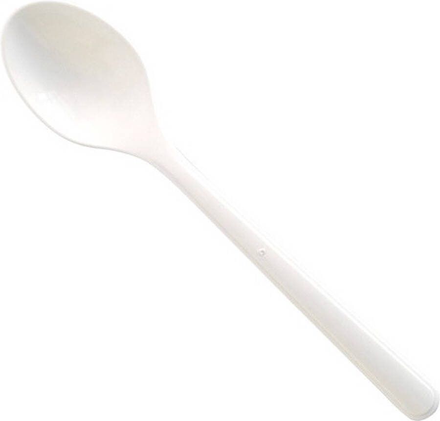 PackagingDirect Koffielepel Herbruikbaar Hercules 130mm Off-white PPMF 1.000st (20 x 50)