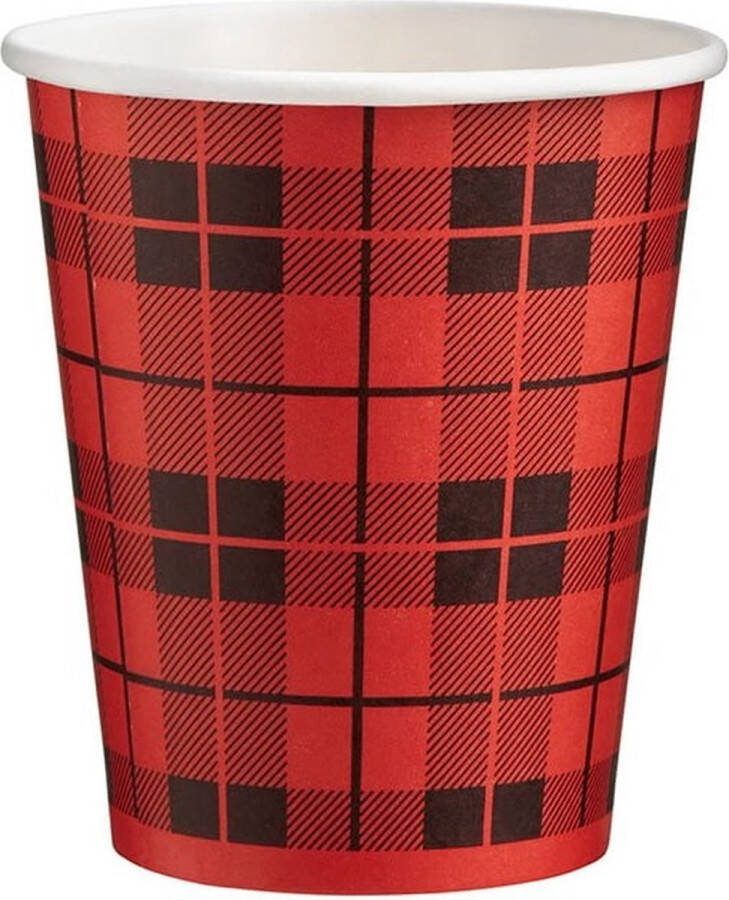 PackagingDirect Kartonnen Koffiebekers Scotty Rood 150cc 6oz- 1.000 st ds