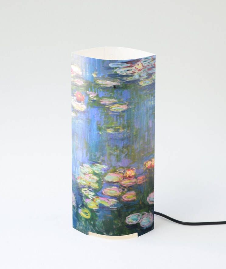 Packlamp Tafellamp groot Waterlelies Monet 36 cm hoog ø15cm Inclusief Led lamp
