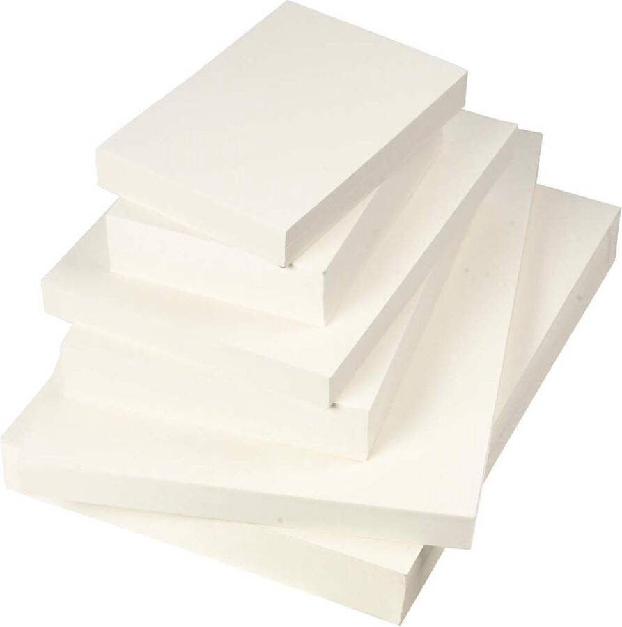 PacklinQ Aquarelpapier A3 A4 A5 200+300 gr wit 6x100 vel 1 doos