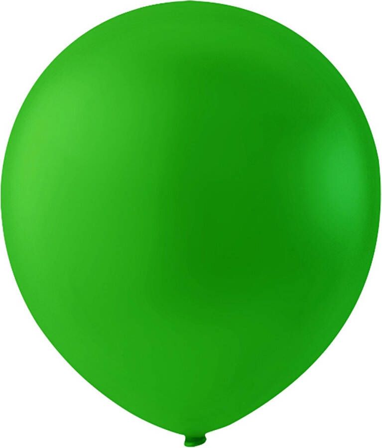 PacklinQ Ballonnen. groen. rond. d 23 cm. 10 stuk 1 doos