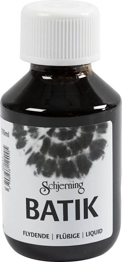 PacklinQ Batikverf. zwart. 100 ml 1 fles