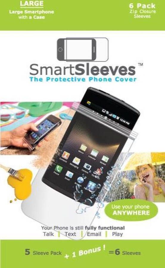 PacklinQ Beschermhoezen SmartPhone 8 6x14 6 cm (10 stuks)
