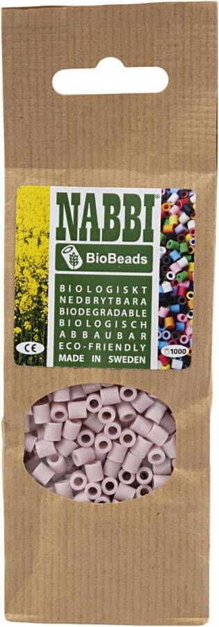 PacklinQ BioBeads van NABBI afm 5x5 mm gatgrootte 2 5 mm medium lichtrood 1000 stuk 1 doos