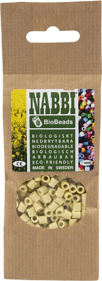 PacklinQ BioBeads van NABBI afm 5x5 mm gatgrootte 2 5 mm medium salmon (051) 1000 stuk 1 doos