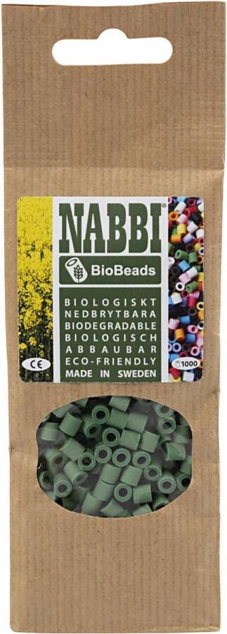 PacklinQ BioBeads van NABBI afm 5x5 mm gatgrootte 2.5 mm medium crème 1000 stuk 1 doos