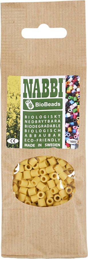 PacklinQ BioBeads van NABBI afm 5x5 mm gatgrootte 2.5 mm medium oranje 1000 stuk 1 doos
