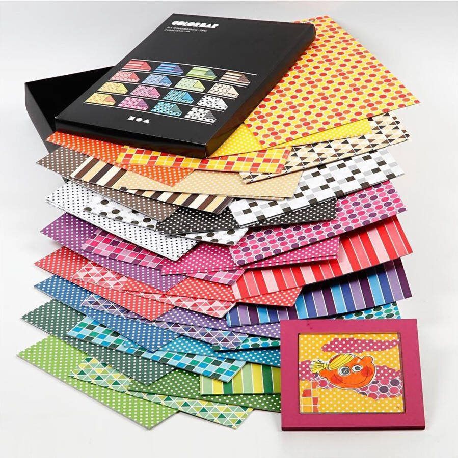 PacklinQ Color Bar Karton A4 210x297 mm 250 gr kleuren 16x10vel 1 doos