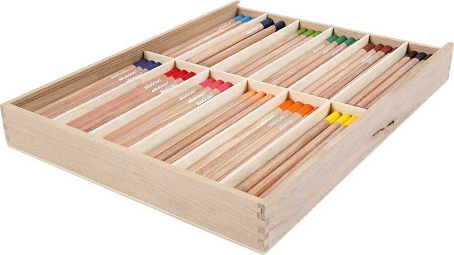 PacklinQ Edugreen Jumbo kleurpotloden. diverse kleuren. vulling 5 mm. 12x12 stuk 1 doos