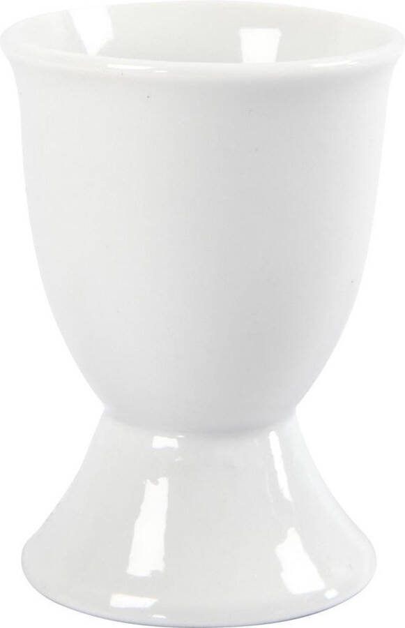 PacklinQ Eierdop. off-white. H: 6.5 cm. 12 stuk 1 karton