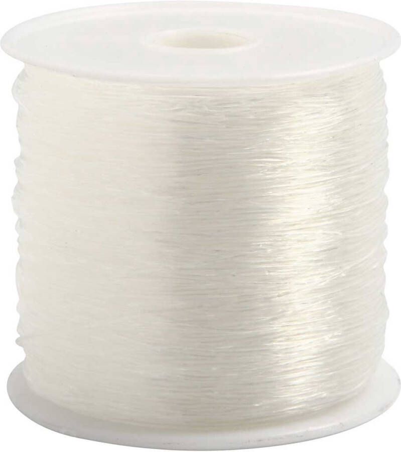 PacklinQ Elastisch Draad rond dikte 0 5 mm 100 m 1 rol