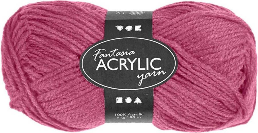 PacklinQ Fantasia Garen l: 80 m antiek roze 50gr [HOB-421770]