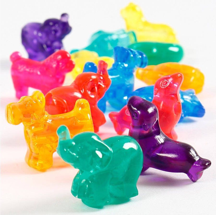 PacklinQ Figuur kralen afm 25 mm gatgrootte 4 mm 125 ml 1 doos
