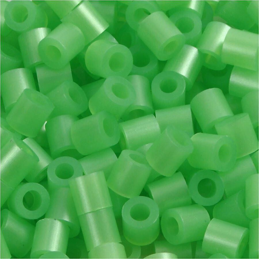 PacklinQ Foto kralen afm 5x5 mm gatgrootte 2 5 mm groen parelmoer (22) 6000stuks [HOB-75522]