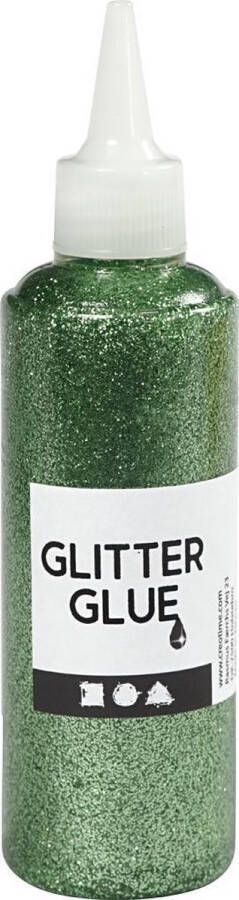 PacklinQ Glitterlijm. groen. 118 ml 1 fles