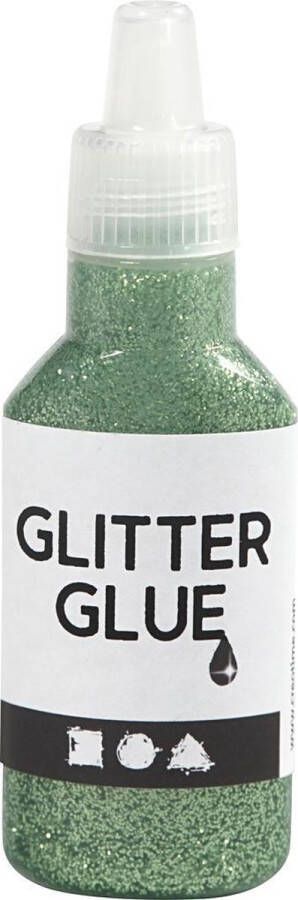 PacklinQ Glitterlijm. groen. 25 ml 1 fles