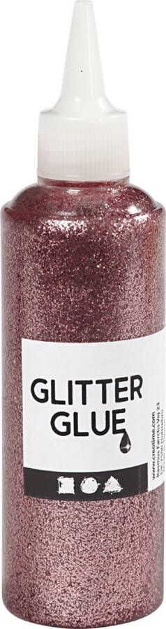 PacklinQ Glitterlijm. roze. 118 ml 1 fles