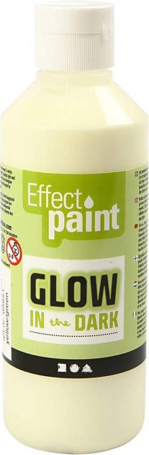 PacklinQ Glow in the dark. fluorescerende geel. 250 ml 1 fles