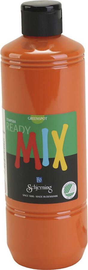 PacklinQ Greenspot plakaatverf. oranje. matt. 500 ml 1 fles