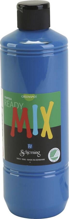 PacklinQ Greenspot plakaatverf. primair blauw. matt. 500 ml 1 fles