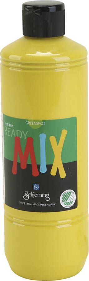 PacklinQ Greenspot plakaatverf. primair geel. matt. 500 ml 1 fles