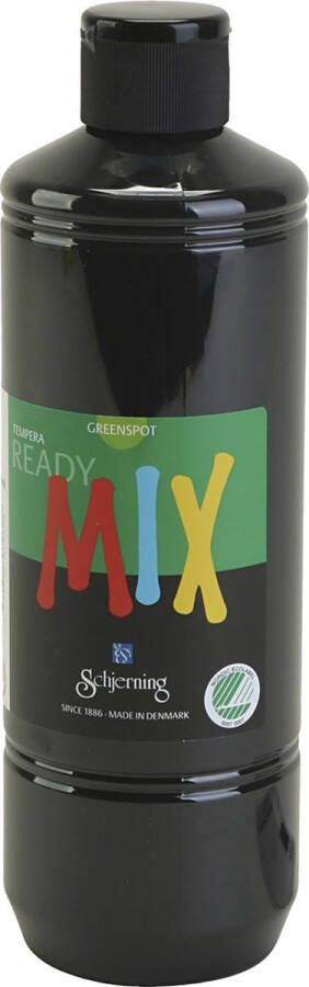 PacklinQ Greenspot plakaatverf. zwart. matt. 500 ml 1 fles