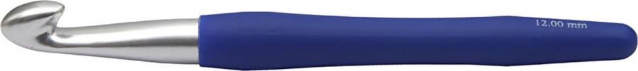 PacklinQ Haaknaalden L: 16 cm afm 12 mm blauw 1stuk 1 stuk