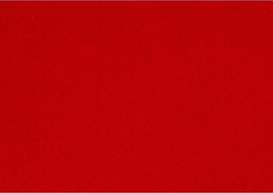 PacklinQ Hobbyvilt A4 210x297 mm dikte 1 5-2 mm rood 10vel 1 doos Vilt vellen knutselvilt Hobby vilt