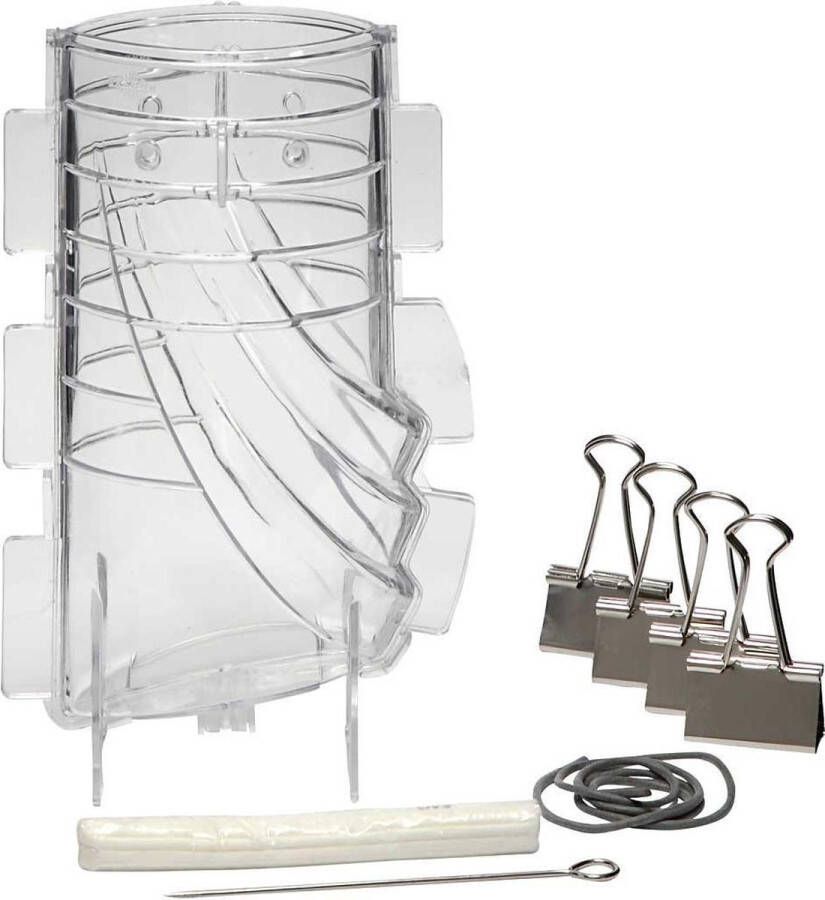 PacklinQ Kaarsen gietvorm Kunst 2 afm 170x50 mm 1stuk 1 stuk