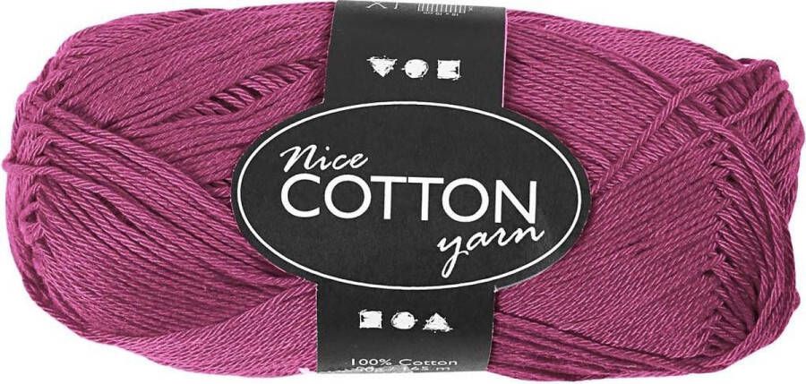 PacklinQ Katoengaren violet afm 6S 4 L: 165 m 50 gr 1 bol