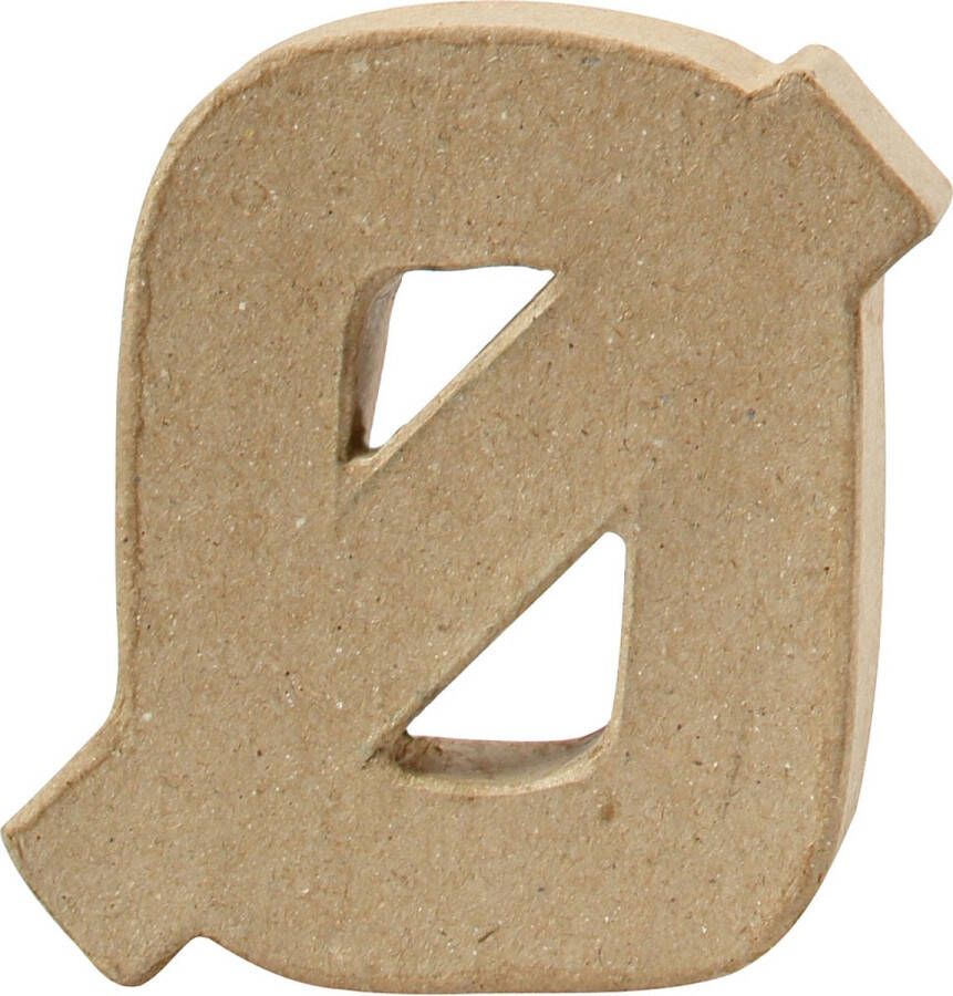 PacklinQ Letter. Ø. H: 10 cm. dikte 2 cm. 1 stuk