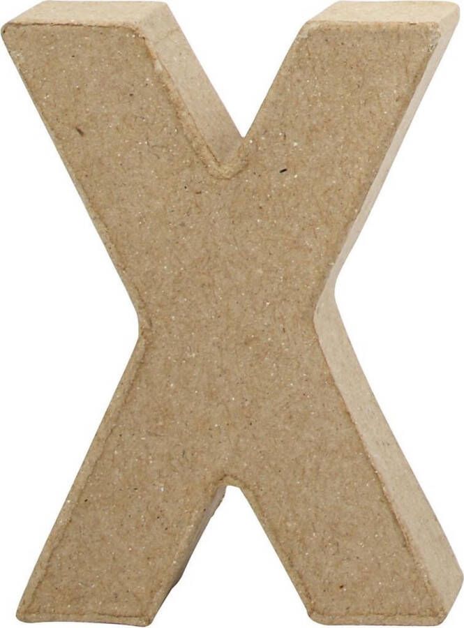 PacklinQ Letter X H: 10 cm B: 7 6 cm dikte 1 7 cm 1stuk 1 stuk