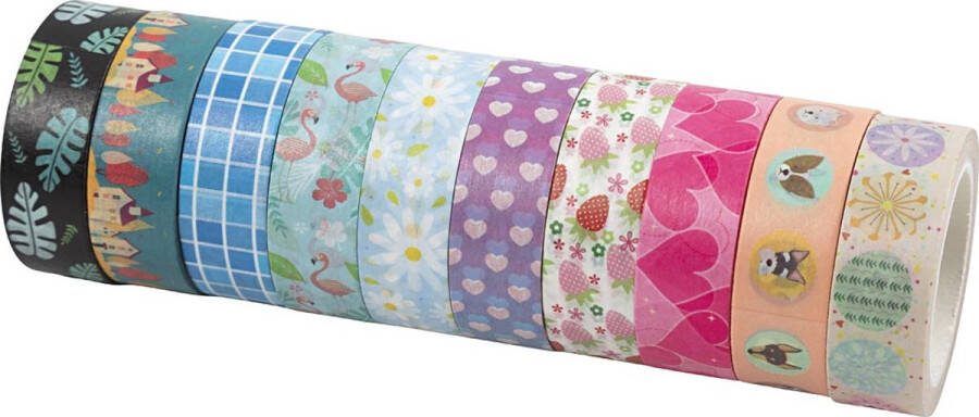 PacklinQ Masking Tape B: 15 mm 10x10 m 1 doos