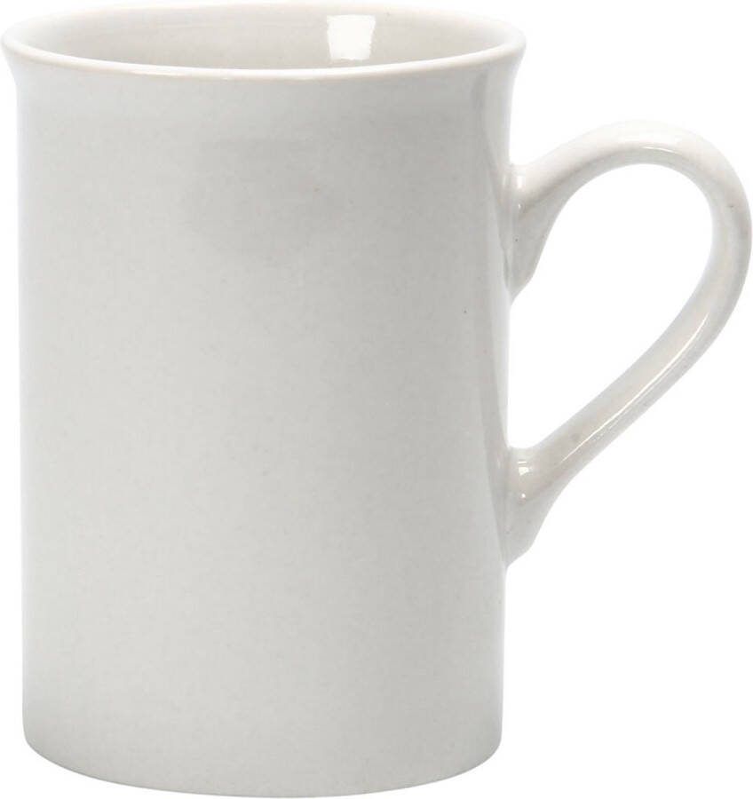 PacklinQ Mokken H: 10 cm d 7 4 cm wit 1stuk 1 stuk