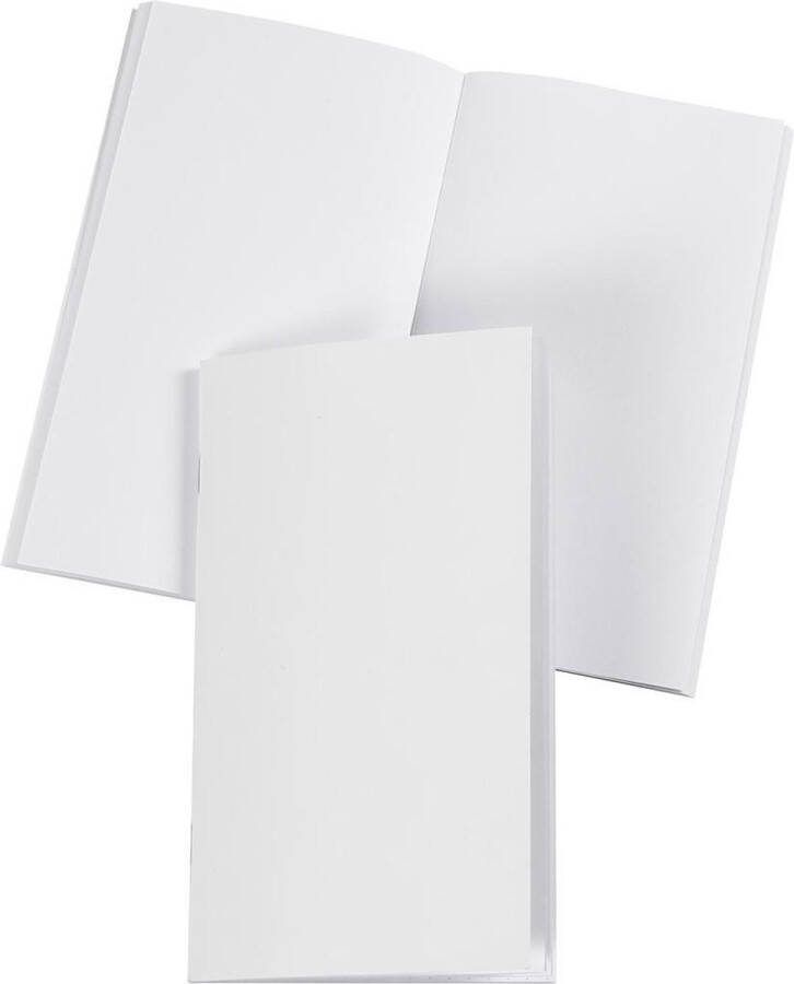 PacklinQ Notitieboek. afm 9.5x16.6 cm. glossy. 32 . 100 gr. wit. 1 stuk