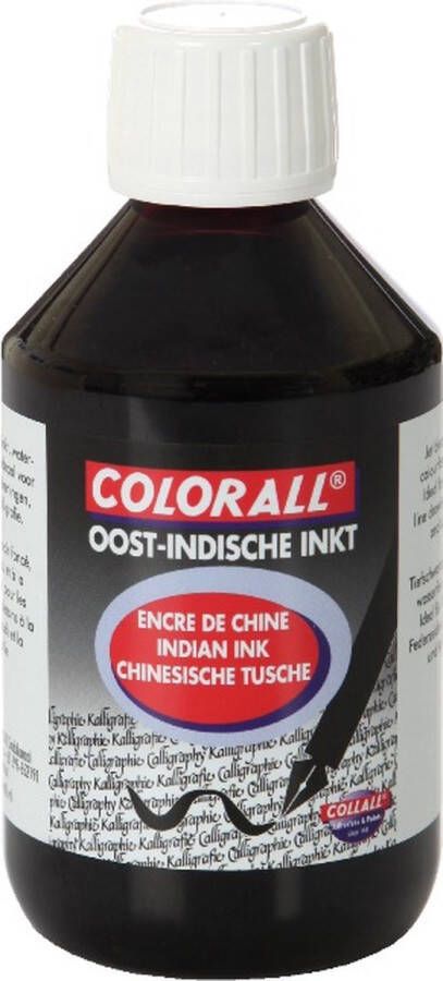 PacklinQ Oostindische inkt Zwart 250ml in Fles (1 st.)