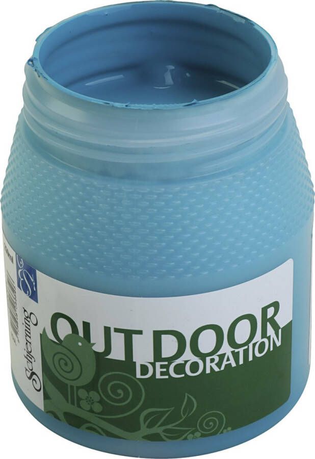 PacklinQ Outdoor Verf. blauw. 250 ml 1 fles