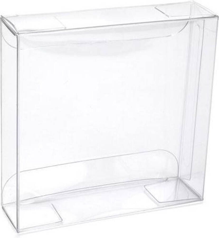 PacklinQ Plastiek Doosjes 9 2x2 5x9cm Kristalhelder (25 stuks) Geschenkdoos