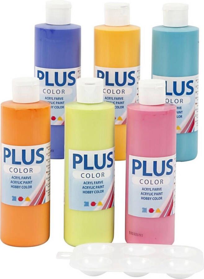 PacklinQ Plus Color acrylverf. 6x250 ml 1 doos