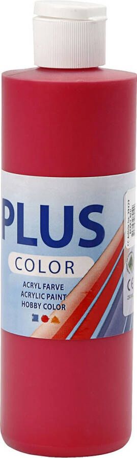 PacklinQ Plus Color acrylverf. berry red. 250 ml 1 fles