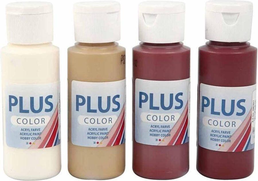 PacklinQ Plus Color Acrylverf Copenhagen. kleuren. 4x60ml